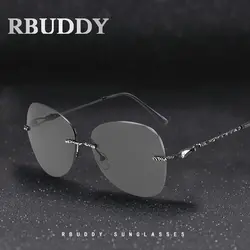 Rbuddy поляризованных солнцезащитных очков gafas-де-сол женщин бренд Дизайн овальные matel рамка солнцезащитные очки Для женщин очки люнет De Soleil UV40