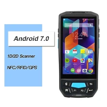 GZPDA02 Android7.0 rugged nfc rfid reader barcode scanner 2d all in one handheld terminal smartphone rugged android pda barcode