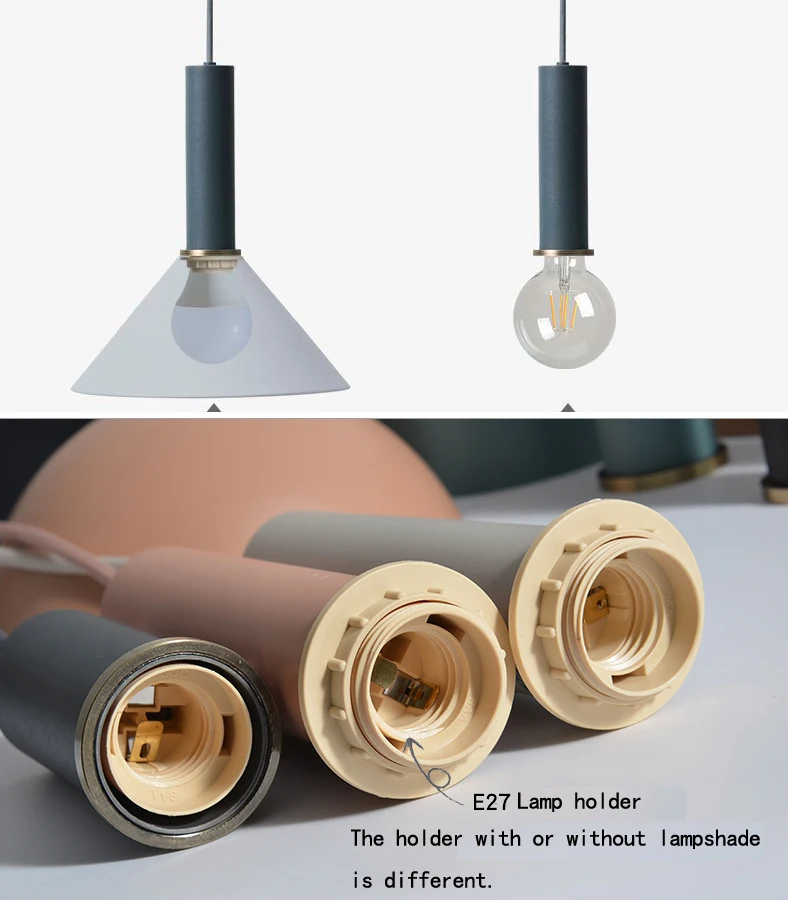 Billige Schwarz Nordic einfache bar hängen lampe farbige Anhänger Licht restaurant, schlafzimmer, nacht leuchten, moderne kunst und kreative beleuchtung