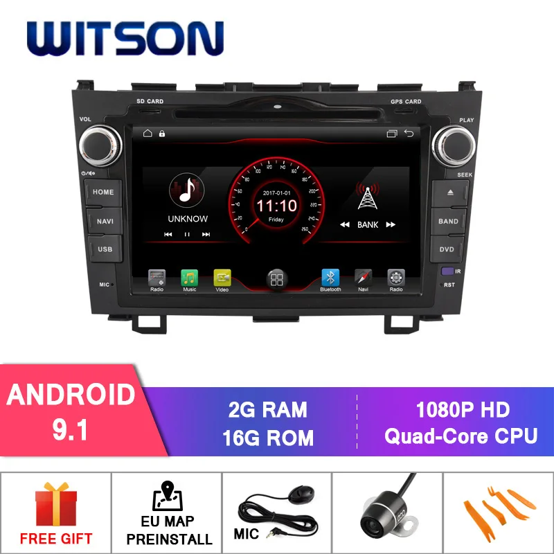 Sale WITSON Android 9.1 AUTO CAR RADIO DVD NAVIGATION FOR HONDA CRV 2006-2011 CAR DVD MIRROR LINK/ 16GB Inand /DVR/DAB/OBD 0 Sale WITSON Android 9.1 AUTO CAR RADIO DVD NAVIGATION FOR HONDA CRV 2006-2011 CAR DVD MIRROR LINK/ 16GB Inand /DVR/DAB/OBD 0