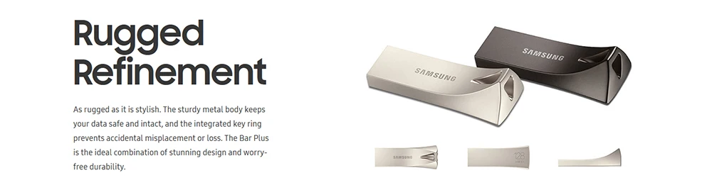 SAMSUNG BAR PLUS USB металлический флеш-накопитель 32 Гб 64 Гб 128 ГБ 256 USB3.1 флеш-накопитель до 300 МБ/с. pendrive memory USB флэш-диск