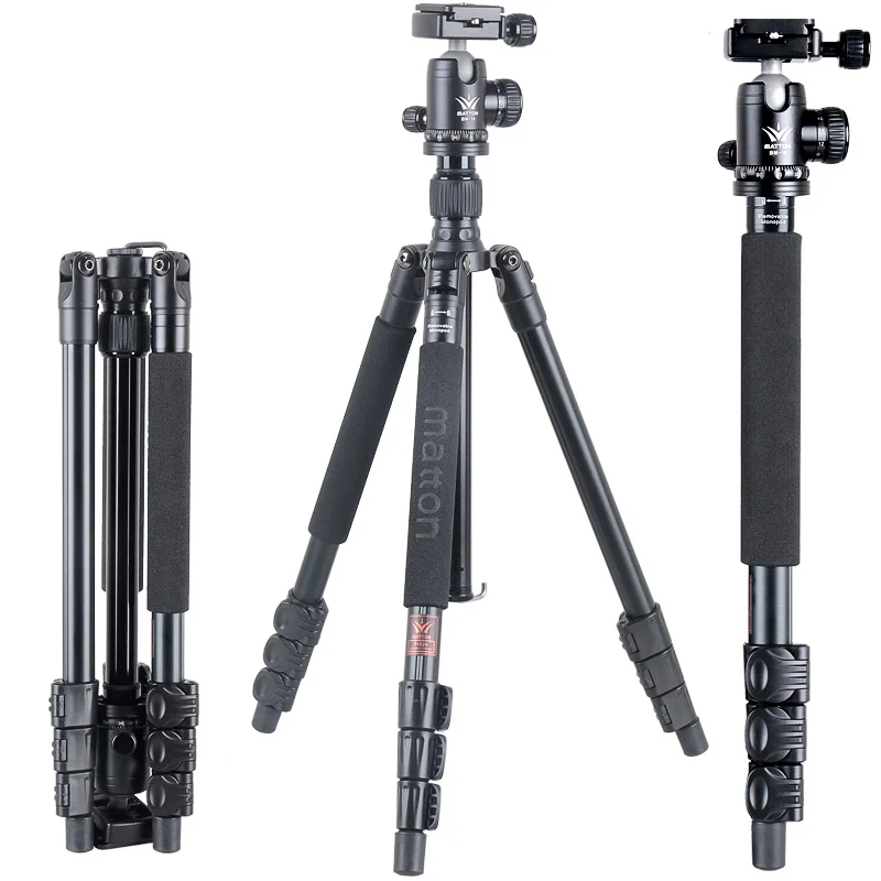 

Free shipping Hot sale cheap Matton T-224+BM-10 Portable Tripod&ball Head and QR Plate ARCA For Digital/Video