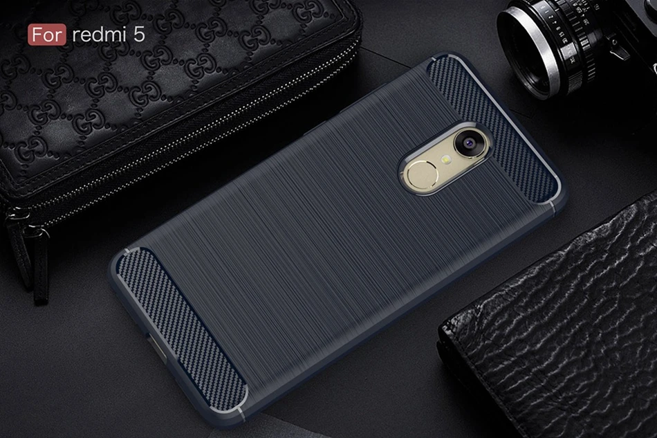 Soft Silicon Case for Xiaomi Redmi 5 Case Carbon Fiber Anti Knock Phone Cover for Redmi 3S S2 Note 5A 3 4X 4A 5 Plus 5 pro Coque (11)