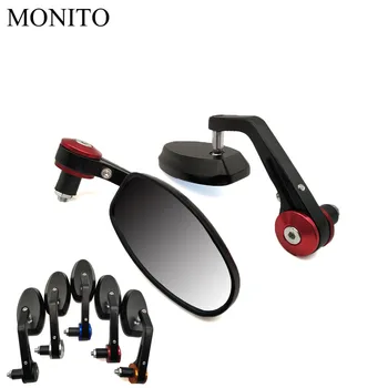 

22mm Motorcycle Rear View Handle Bar End Mirrors Rearview Side Mirrors For Honda MSX 125 CB650R CB125R XADV X ADV 750 X11 ST1300