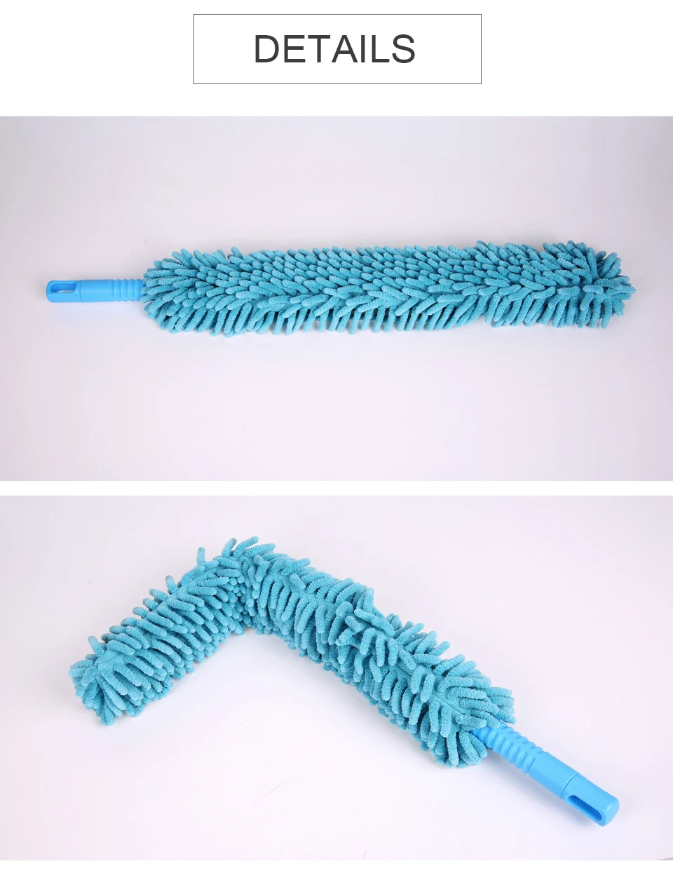 Синель микрофибра тряпка очиститель ручка Гибкая моющаяся Чистка пыли мебель для потолочных вентиляторов автомобиля