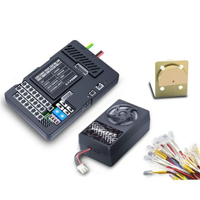 

2019 New G.T.Power Container Truck APP Control Lighting and Voice Vibration System PRO for Rc Car Parts