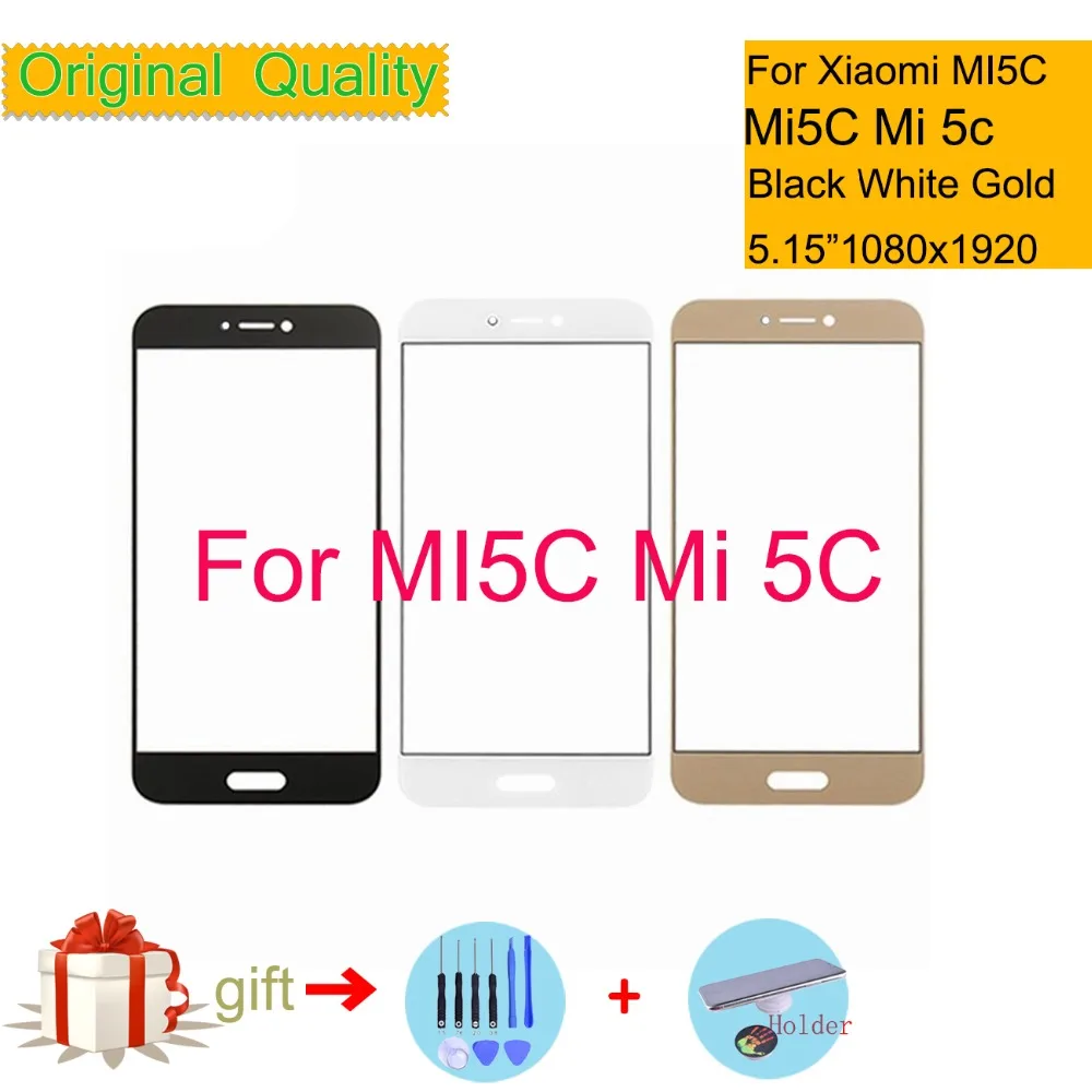 

Original For Xiaomi MI5C Mi5C Mi 5C Touch Screen Panel Front Outer Glass Lens MI5C Touchscreen NO LCD Without Digitizer