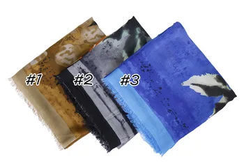 

2019 Fashion Spain Floral Viscose Hijab Scarf Maxi Wraps Scarves Headhands Shawls Muslim Long Islamic Autumn Winter Tassel Sjaal