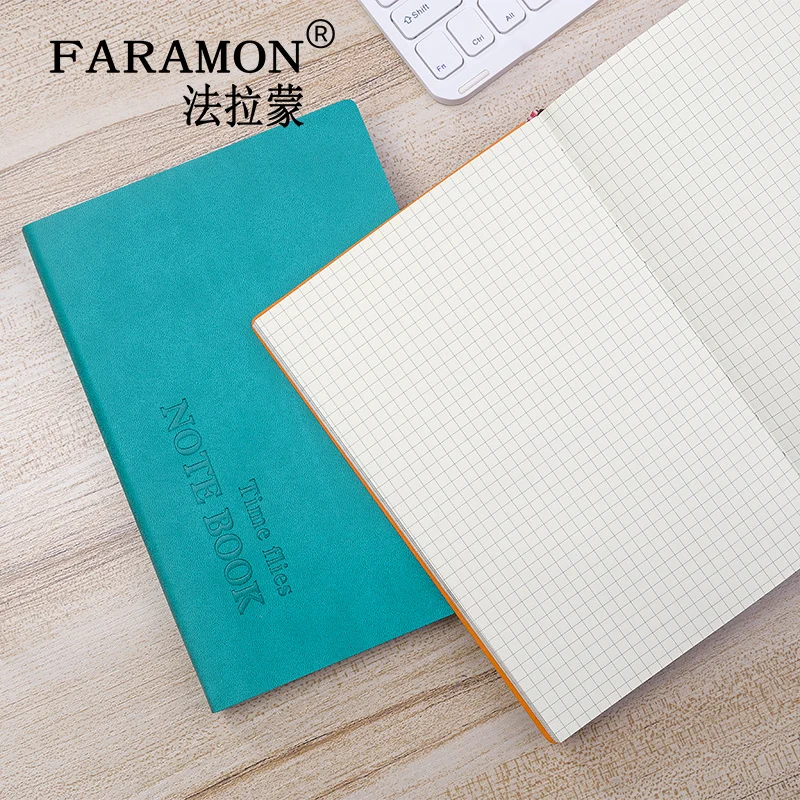 FARAMON Checkered Notebook Thick Notepad Grid Book 1PCS FARAMON Checkered Notebook Thick Notepad Grid Book 1PCS