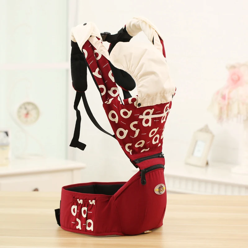 

Printing Double Shoulder Waist Stool Multifunctional Outdoor Baby Carrier Ergonomic Baby Carrier For 0-3 Years Infant