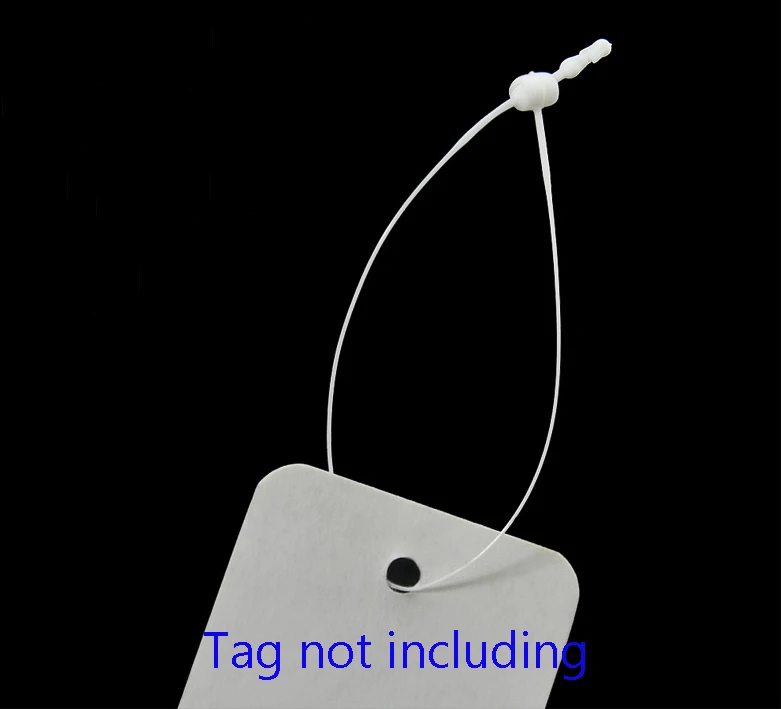 

Loop Locks fasten rope PP commodity Clothes Price label Tagging Pins Plastic loop pin lock pins Rope pin line tag holder sling