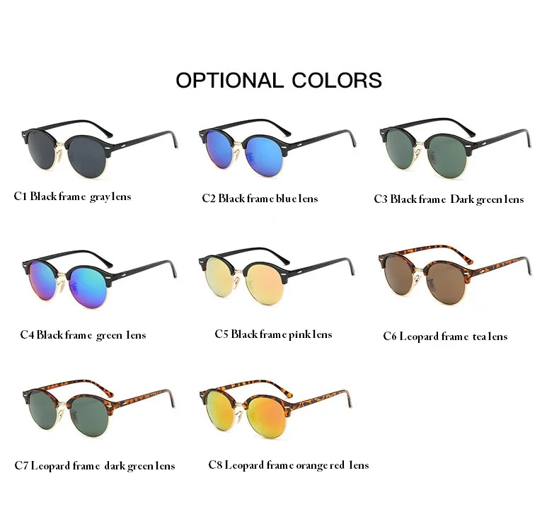 DCM Hot Sunglasses Women Popular Brand Designer Retro Men Summer Style Sun Glasses best sunglasses for big nose