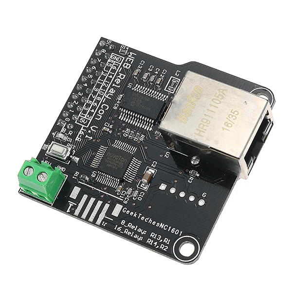 Ethernet Управление модуль с 16 CHs реле для Arduino локальной сети WAN веб-сервер RJ45 iOS и Android