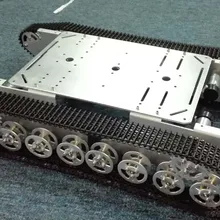 RC металлический Танк шасси 4wd робот гусеничный автомобиль Мобильная платформа трактор игрушка