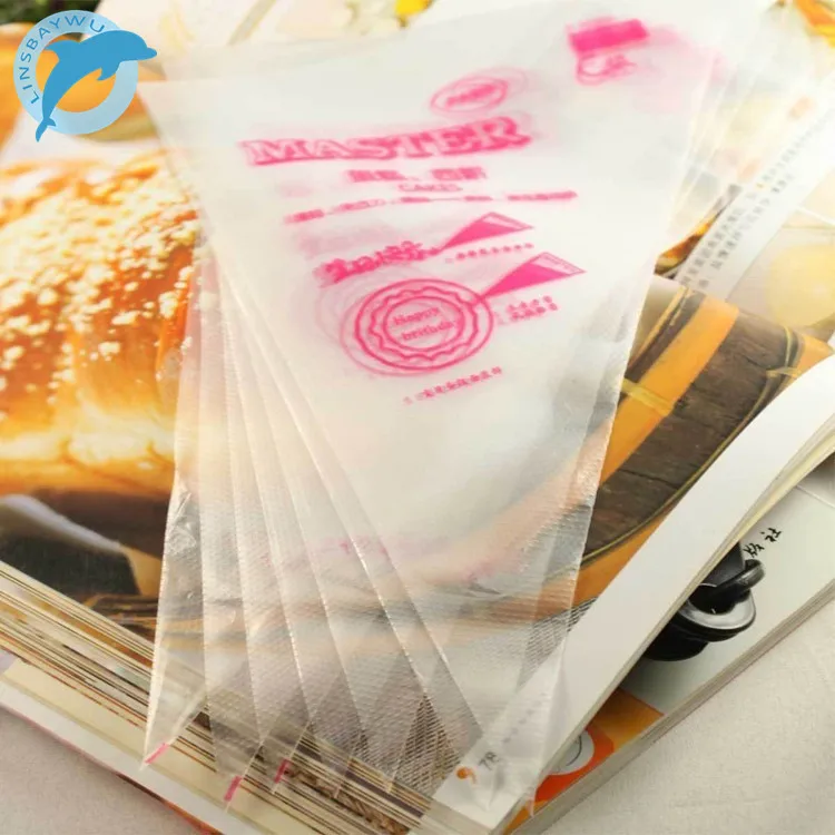

LINSBAYWU 100 PCS/lot Small Size Disposable Piping Bag Icing Fondant Cake Cream Decorating Pastry Tip Tool 17X 26CM