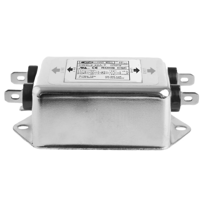 2021 новый электромагнитный фильтр CW4L2 20A T Monophasic Улучшенный AC 220V 50/60 HZ|Запчасти для