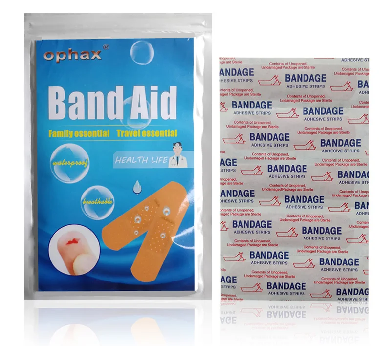 OPHAX 50 шт Водонепроницаемый Band Aid лейкопластырь повязки для ранений стерильные лейкопластырь для остановки кровотечения пластырь для