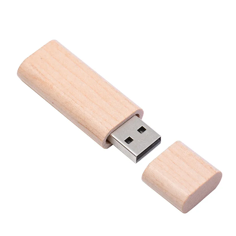 JASTER(5 шт. бесплатный логотип) деревянный usb флеш-накопитель с коробкой, флеш-накопитель 128 ГБ, 64 ГБ, 32 ГБ, 16 ГБ, U диск, карта памяти, флеш-накопитель, подарок - Цвет: maple wood