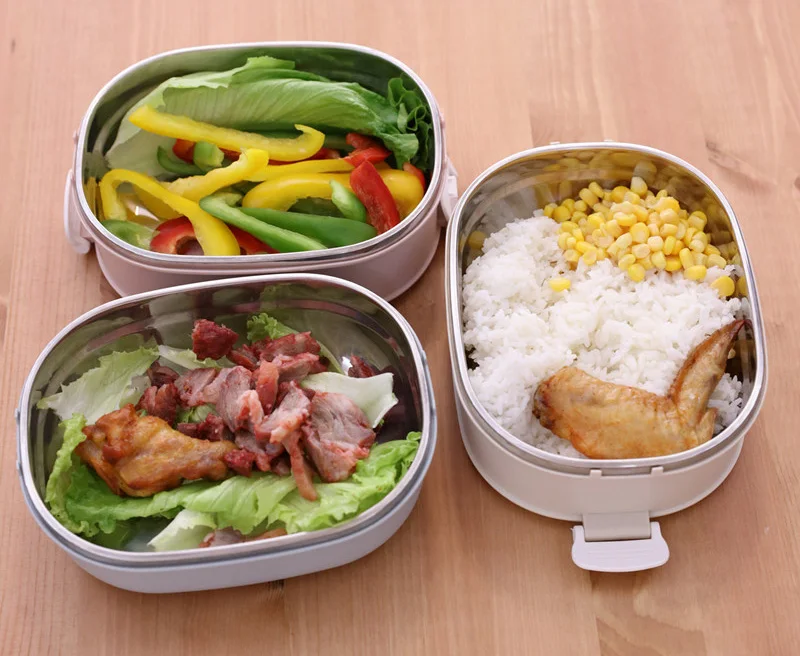 Portable Container For Food Storage Thermal Bento Box Japanese Style For Kids School Picnic Lunch Boxs Insulation Dinner Sets 12