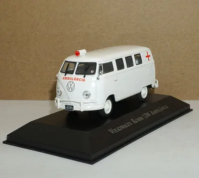 1/43 Сплав Классический бразильский KOMBI модель автобуса скорой помощи игрушечные машинки Литье металла коллекция бразильский фургон игрушки автомобиль - Цвет: 05