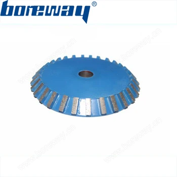 

Hot sell D150*12T*20H Diamond Segmented Chamfering Wheel For Grinding Concrete Stone