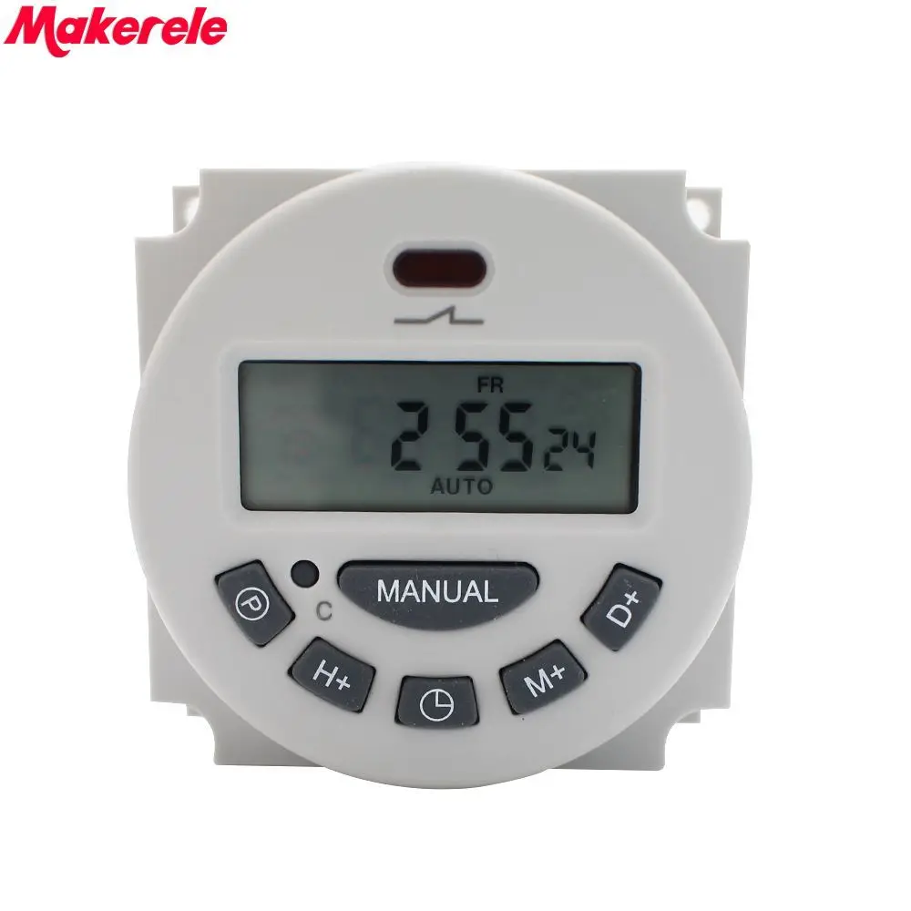 

L701 CN101A 16A Digital Time Switch Weekly Programmable Electronic Timer AC 220V 110V AC/DC 24V 12V Makerele