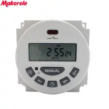 L701 CN101A 16A Digital Time Switch Weekly Programmable Electronic Timer AC 220V 110V AC/DC 24V 12V Makerele L701 CN101A 16A Digital Time Switch Weekly Programmable Electronic Timer AC 220V 110V AC/DC 24V 12V Makerele