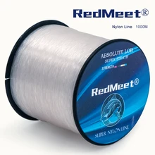 500 1000 м RedMeet нейлоновая рыболовная леска супер прочная японская брендовая рыболовная леска JUSTRON DPLS 4LB-30LB 5 цветов моноволокна основная леска