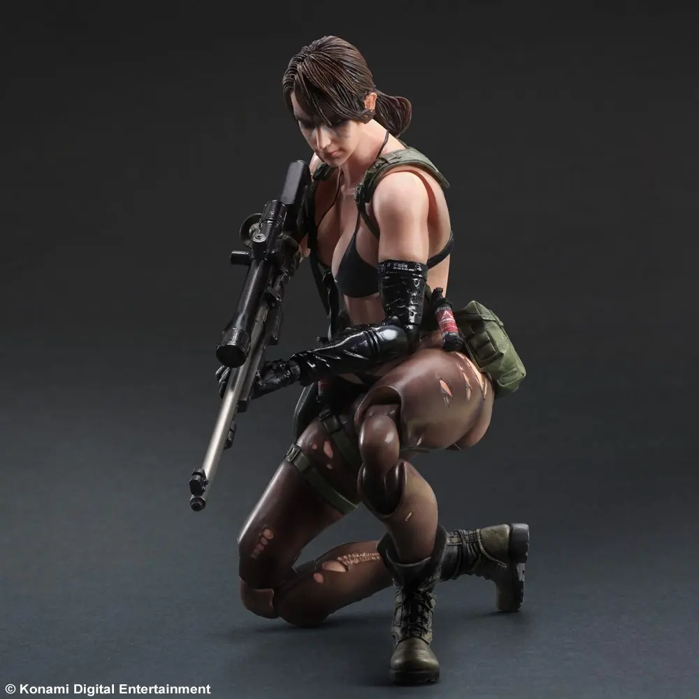 PLAY ARTS 27 СМ Металлическая Шестерня Тихая фигурка модель игрушки