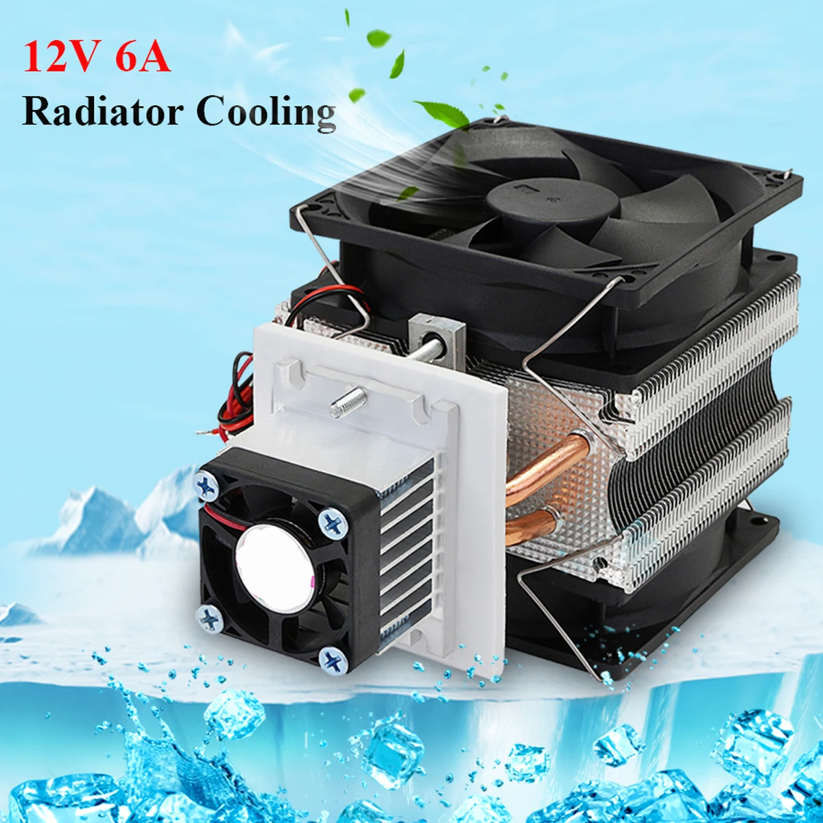 

12V 5A Electron Radiator DIY Electronic Semiconductor Refrigerator Radiator Cooling Equipment DIY Aluminum Heatsink