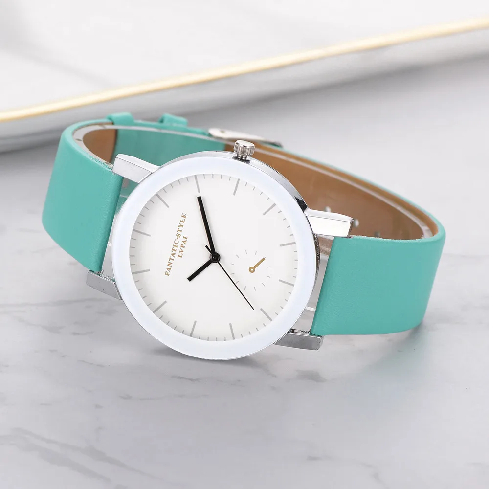 Карамельный цвет Lvpai повседневные кварцевые часы для женщин студентов девочек кварцевые спортивные наручные часы модные детские часы