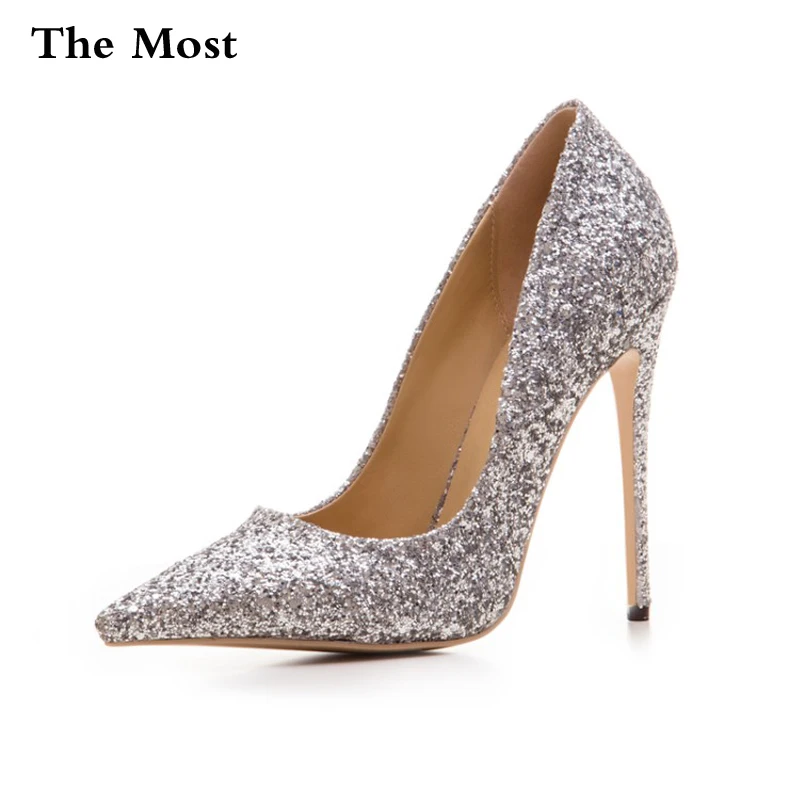 ARQAWomen Pumps High Heels Sexy Size 34-47 Spring Bride Pointed Toe High Heels Shoes Sexy Sequins six-color Women's shoes ARQAWomen Pumps High Heels Sexy Size 34-47 Spring Bride Pointed Toe High Heels Shoes Sexy Sequins six-color Women's shoes