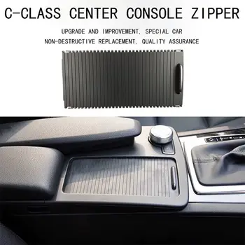 

Car Center Console Cover Cup Holder Roller Blinds C-Class E-Class Cup Holder Zipper Storage Box Trim