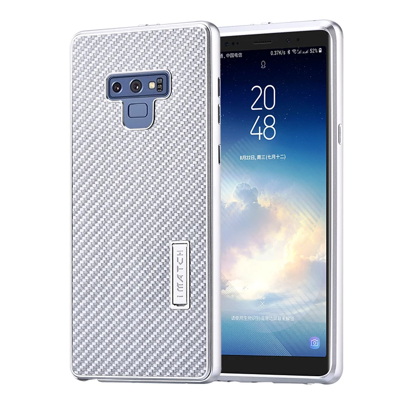 Чехол для Samsung Galaxy Note 9 роскошный металлический алюминиевый бампер защитные чехлы
