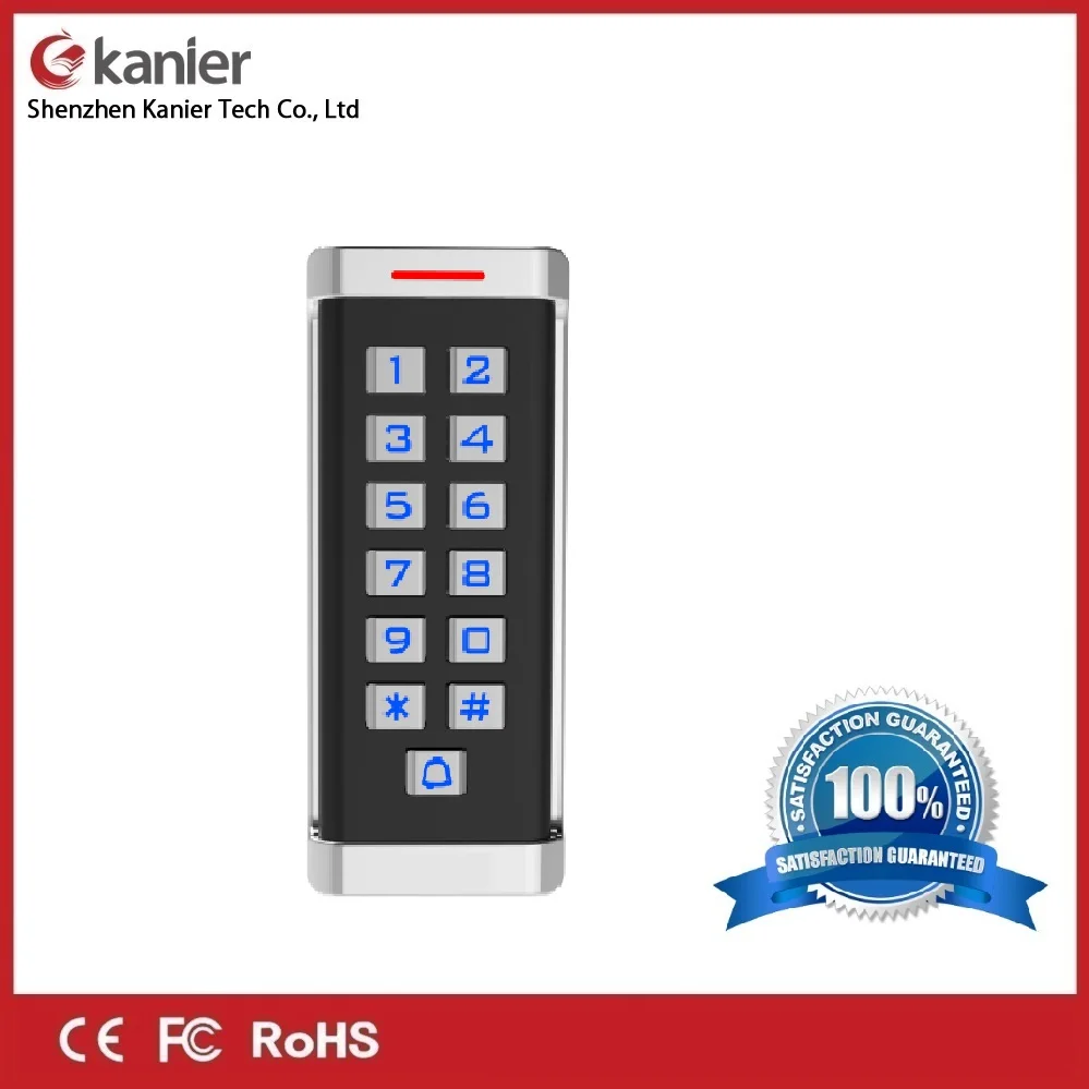 Metal Case Keypad For RFID Proximity Card Standalone Access Control