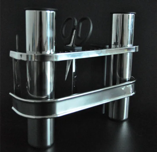 

Fishing Outrigger Rod Holder and Tackle Rack Stainless Steel 2 Tube Holder
