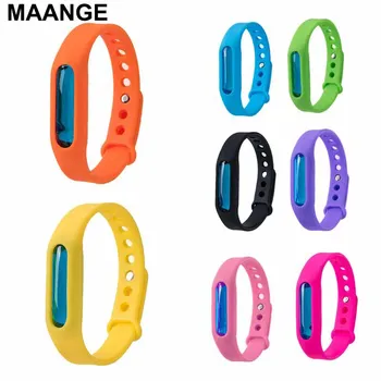 

Mosquito Repellent Essence Oil Pest Control Watch Wristband Bracelets Outdoor Indoor Kid Use Silicone Hand Band Baby Skin Care