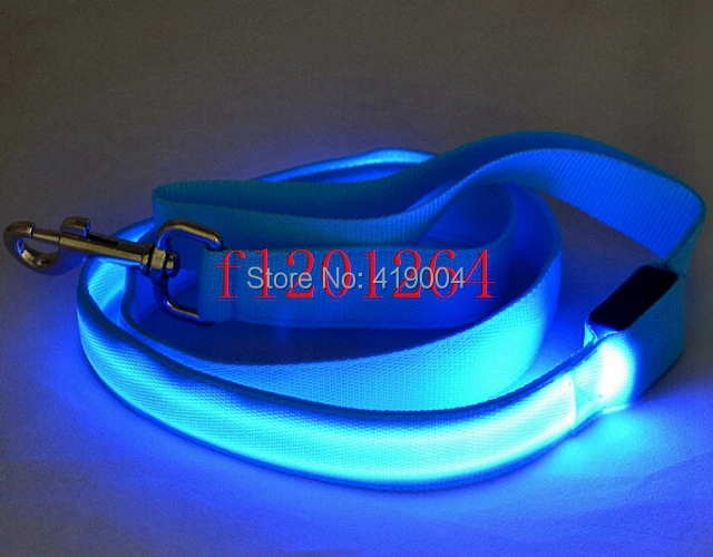 

Strong Style Pet Dog LED Nylon Leash Rope Safety LED Light-up Flashing Glow in the Dark DHL Fedex Free Shipping ,500pcs/lot