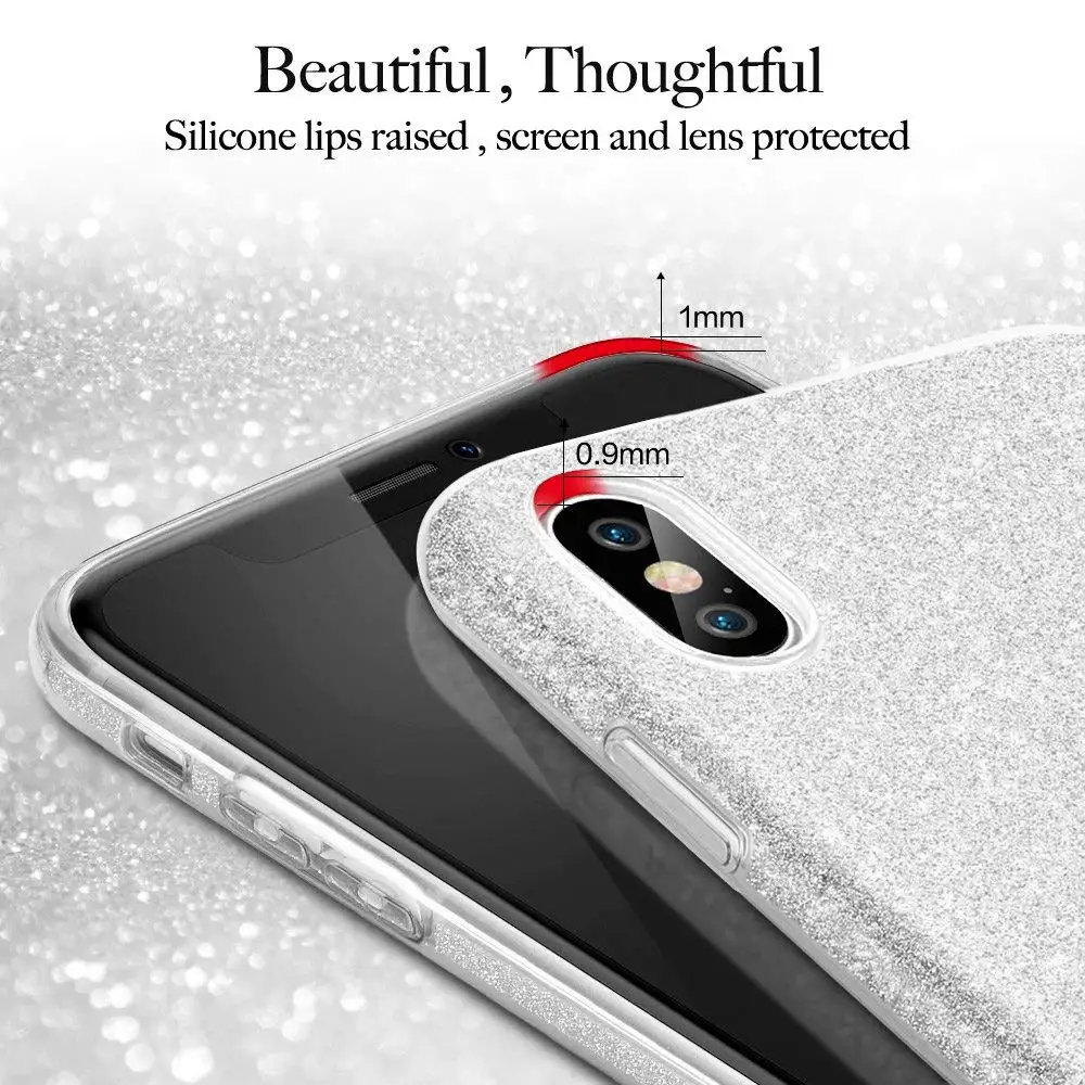 3 Слои блестящий чехол для спортивной камеры Xiao mi Red mi 5A 5 Plus 6 s Pro Note 5A Prime 7 S2 poco F1 mi 8 9 A1 A2 Lite чехол из поликарбоната+ ТПУ блестящий чехол-Обложка