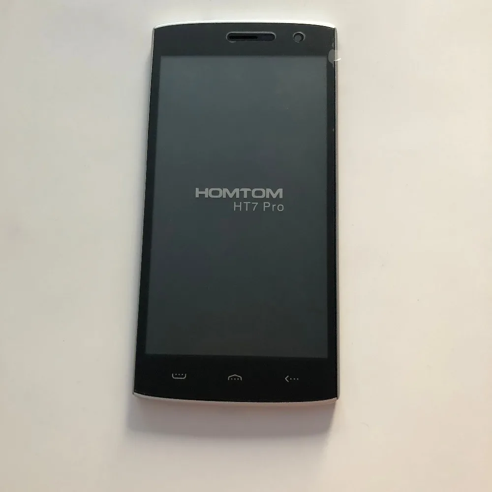 Используется оригинальный Homtom HT7 pro Сенсорный экран и ЖК дисплей + рамка для HOMTOM Pro