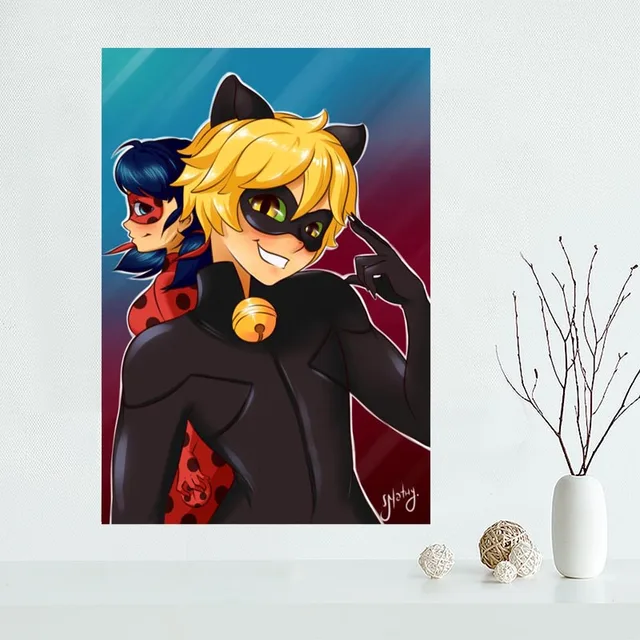 Us 517 26 Offnew Arrival Chat Noir Canvas Poster Hot Sale Custom Canvas Painting Poster Print Cloth Fabric Wall Art Poster In Painting