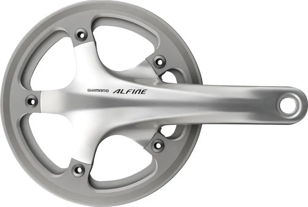 Оригинальный Shimano ALFINE FC S501 39 T/42 T/45 T серебристый/черный велосипед один/двойной