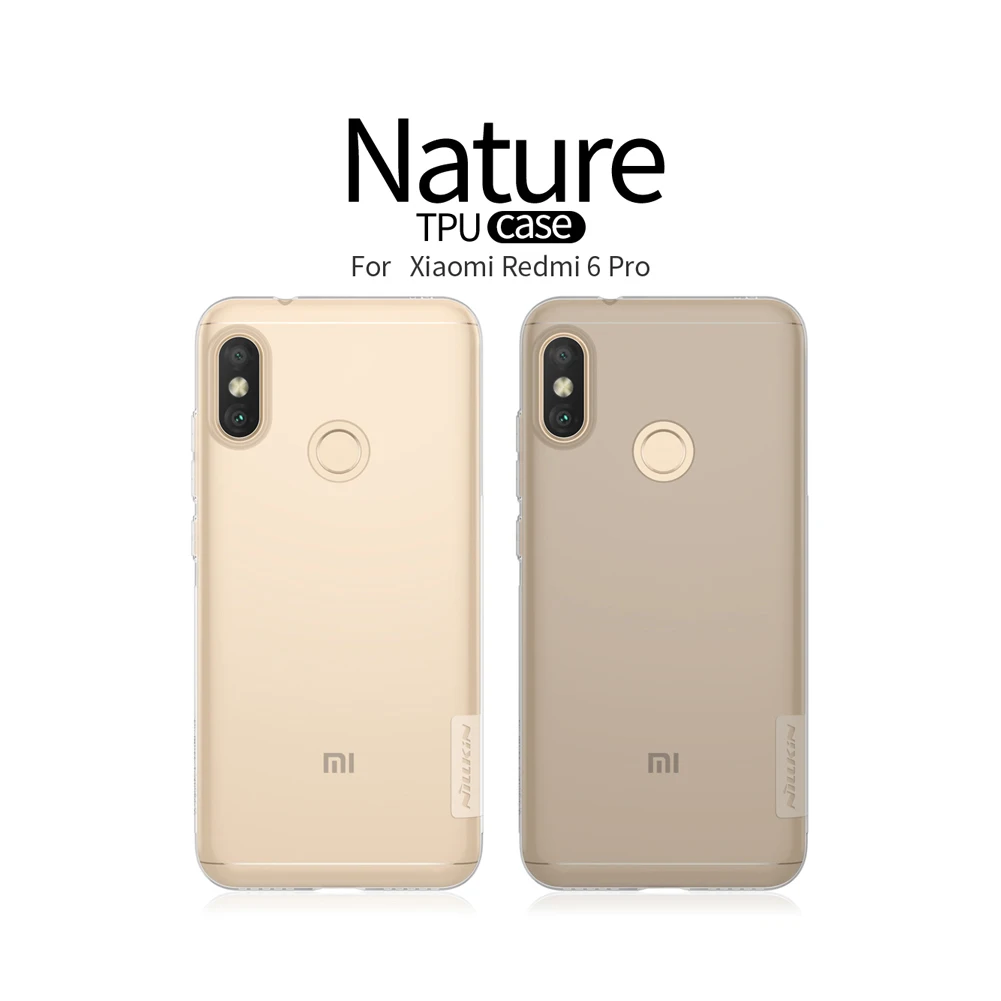 Redmi 6 Pro чехол Nillkin серия природы прозрачный мягкий ТПУ чехол для Xiaomi Mi A2 Lite