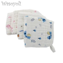 1 шт. васойоли Муслин Хлопок Seersckuer 6 слоев отрывистой ткани 30x30 см мягкий носовой платок для ребенка кормление Купание мытье лица