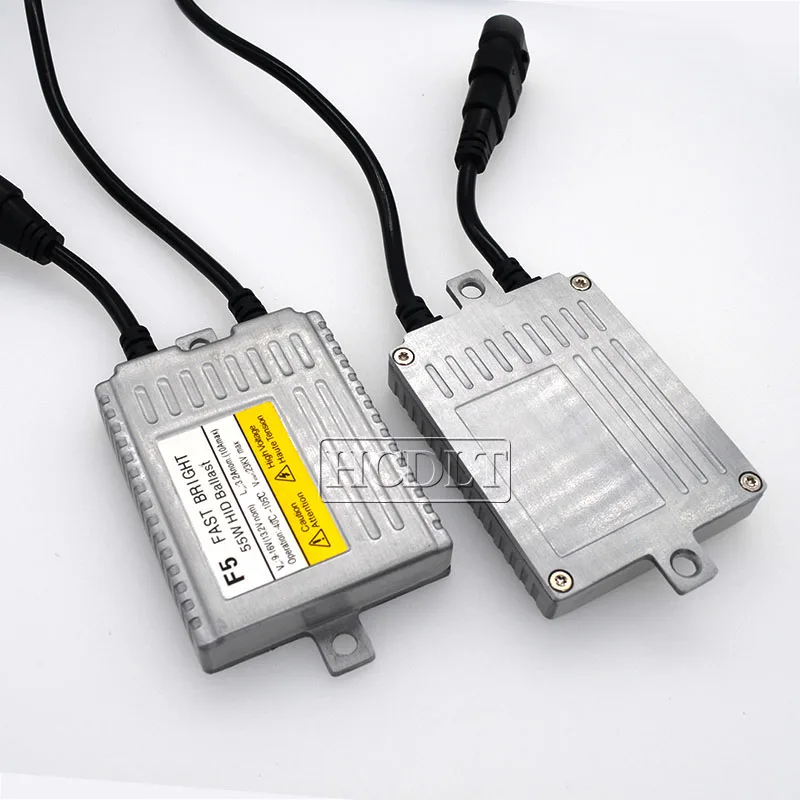 HCDLT 12V 55W комплект ксенона H7 H1 H3 H11 HB3 9005 9006 HID комплект фар 6000K 4300K 5000K AC 55W F5 быстрый запуск тонкий балластный реактор