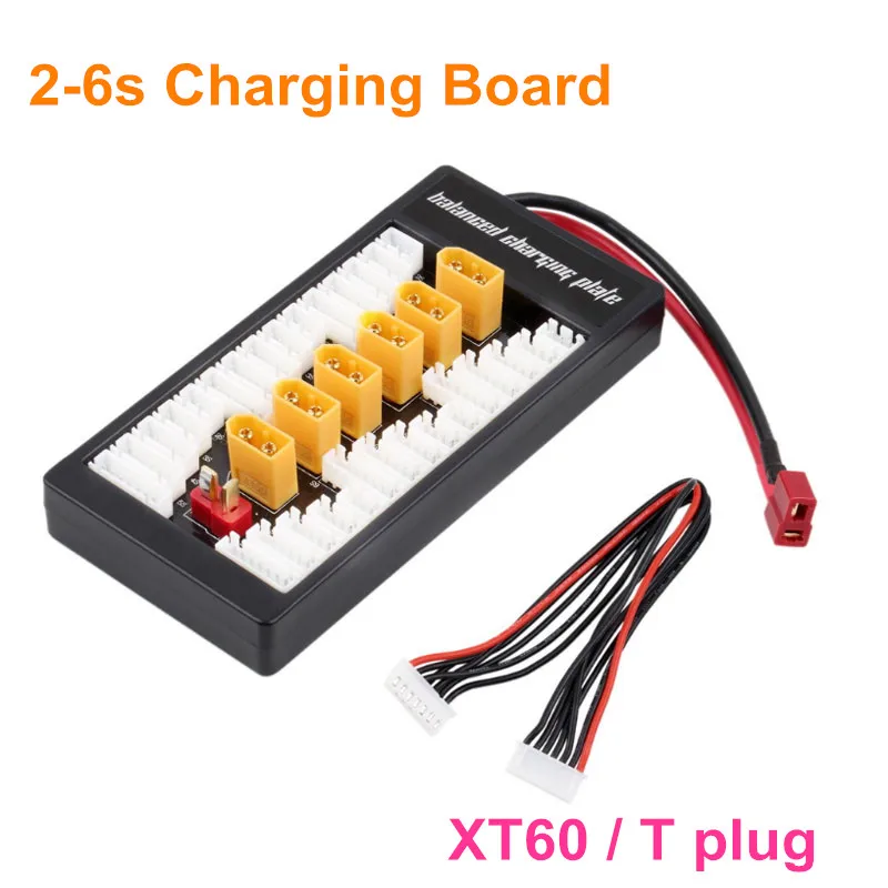Параллельная зарядная плата 2 S 6 Lipo/зарядная пластина с Т образной вилкой XT60 для