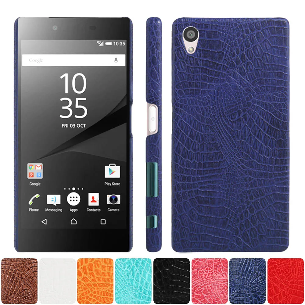 

Leather Case for Sony Xperia Z5 E6683 E6603 E6653 Phone Bumper Fitted Case for Sony Sumire Xperia Z 5 E 6603 6683 6653 PC Cover