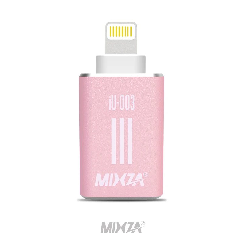 

MIXZA IU003 2in1 TF card reader sd card adapter for iphone 6s 7 plus Pendrive metal Expansion OTG USB flash drive memory stick