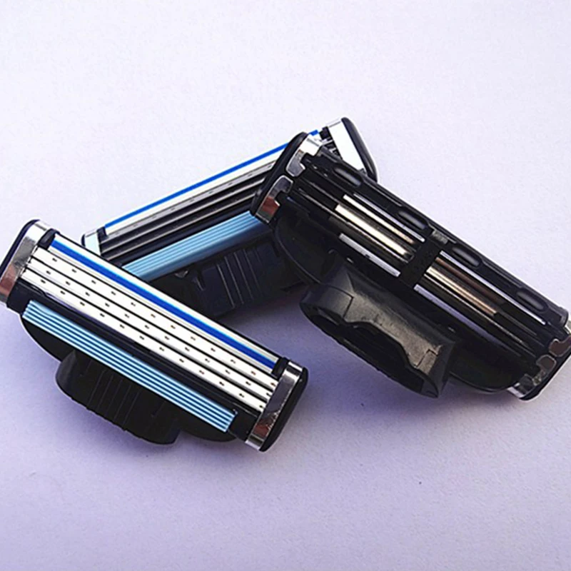 

4Pcs/Lot raplace head razor Blade For Men Shaving Face Care Cassette Shaving Compatible Sharp blade High Quality