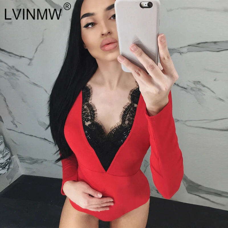 LVINMW Сексуальная Черная кружевная Лоскутная Вышивка облегающие костюмы 2018 осень